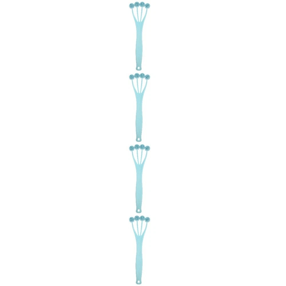 4 Pack Exfoliating Bath Brush Man Miss Long Handle Back Practical Shower Body