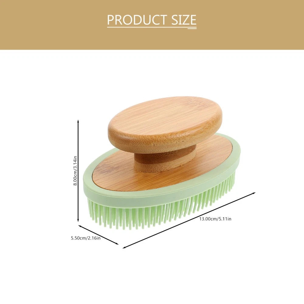 Bath Brush Silicone Body Scrubber Multi-functional Exfoliating Exfoliator