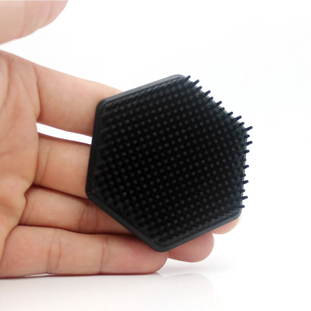 African Net Sponge Silicone Face Brush Scalp Scrubber Bath Body Shaving