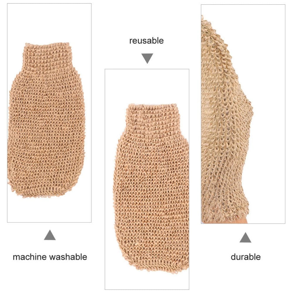 2Pcs Body Scrub Bath Glove Exfoliating Mitts for