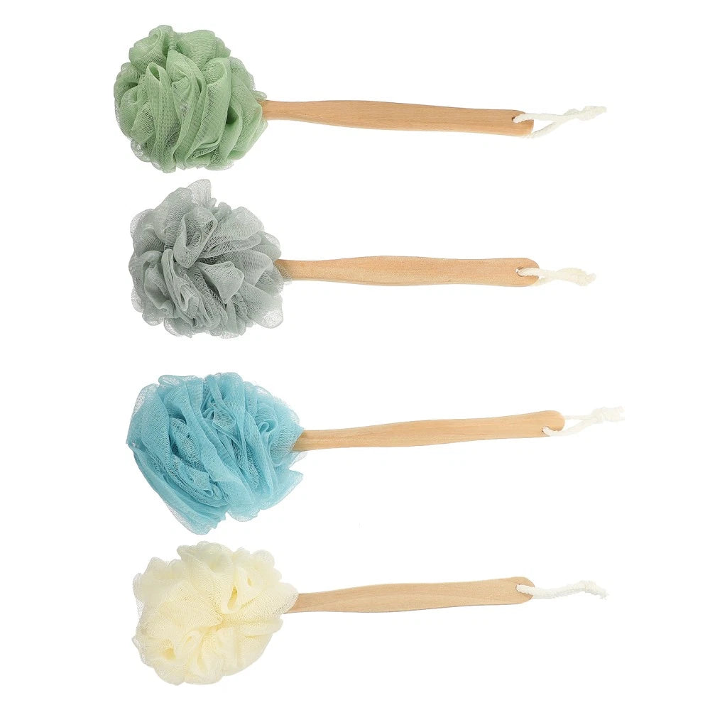 4 Pcs Bath Brush Rubs Back Miss Exfoliating Scrub Shower Body