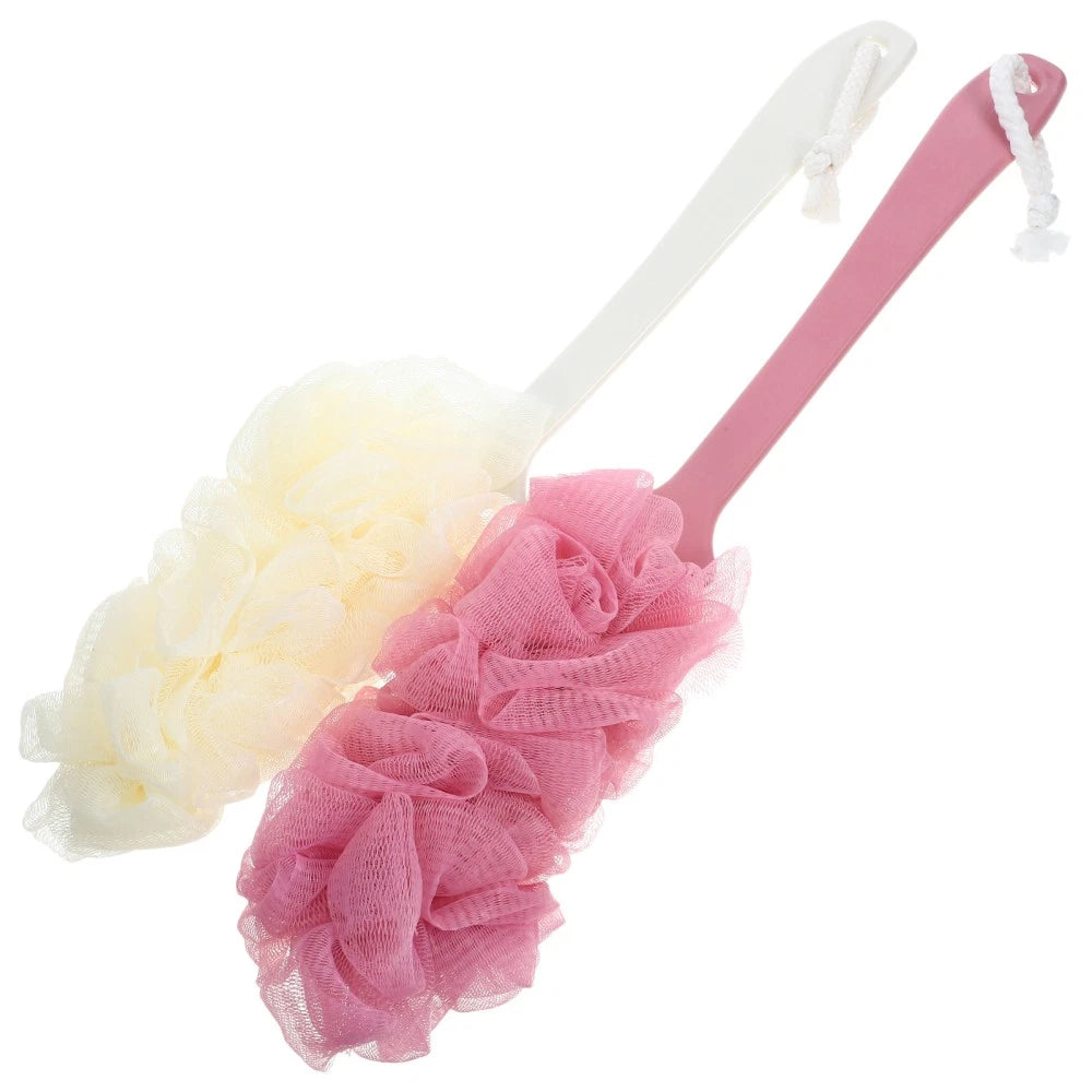 2 Pcs Bath Ball Brush Brushes Body Cleaning Exfoliating Scrubber