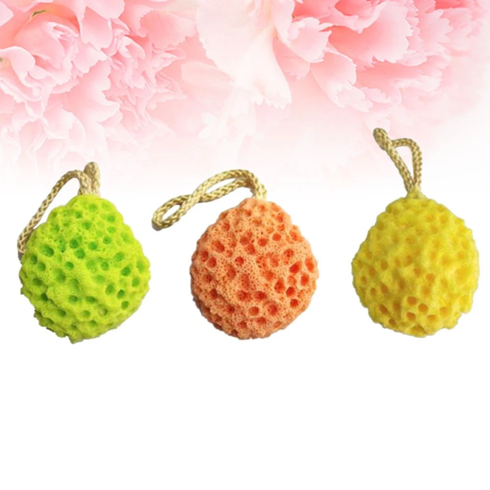 3 Pcs Bath Sponge Exfoliating Brush Baby Child Sponges for Bathing