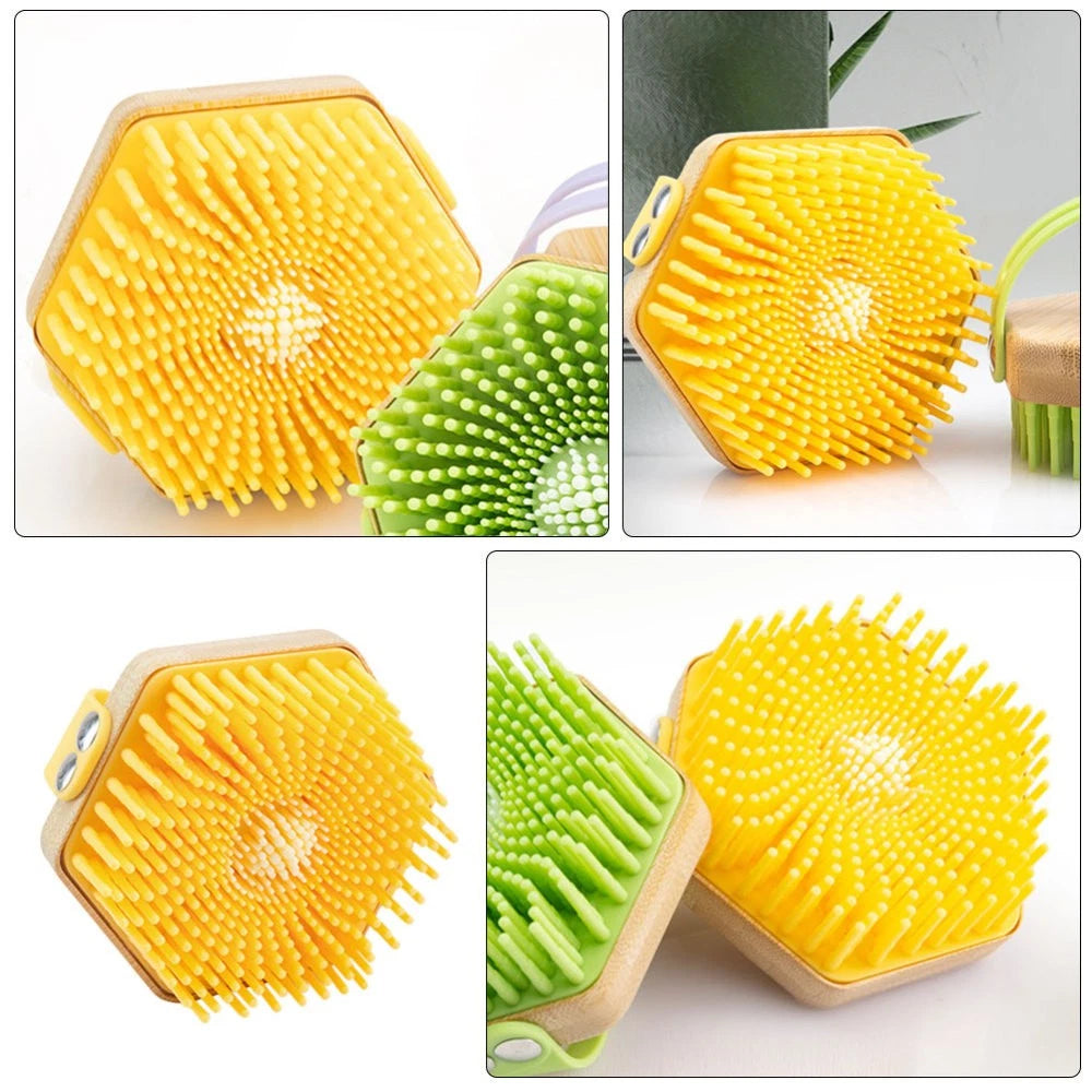Silicone Bath Brush Bathing and Scrubbing Tools Brushes for Shower