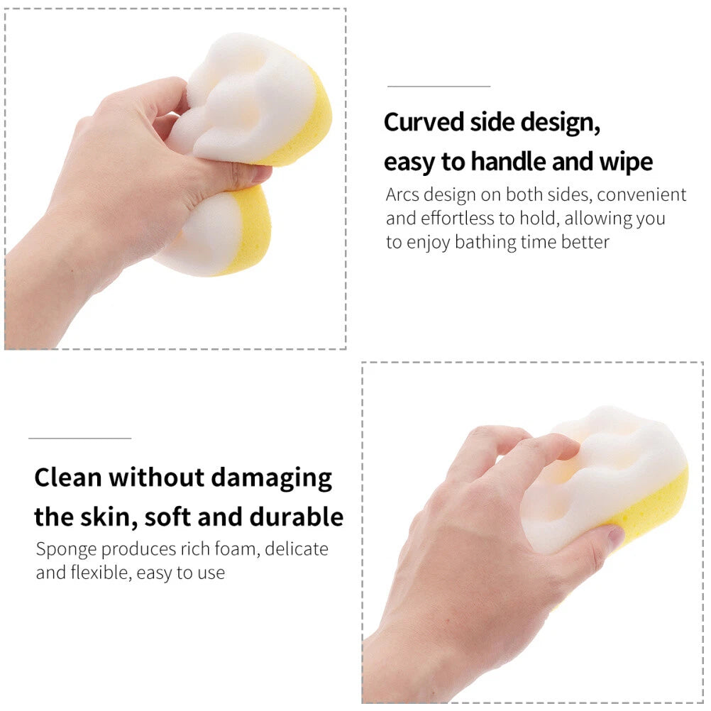 4pcs Body Sponge Set - Soft Bath for Luxurious Shower Experience