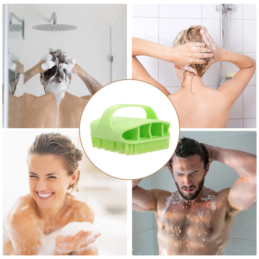 Silicone Bath Massage Brush Man Scrubber for Shower Men