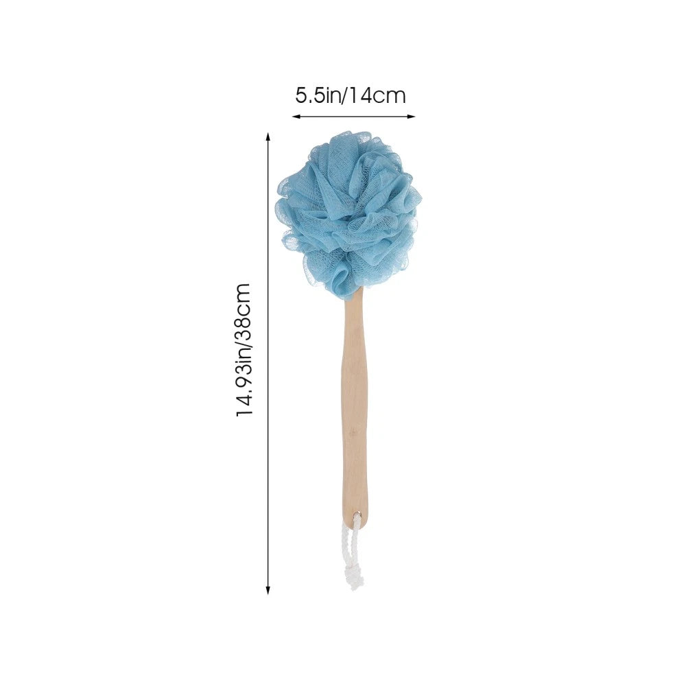 2 Pcs Shower Scrubber Bathing Brushes with Long Handle