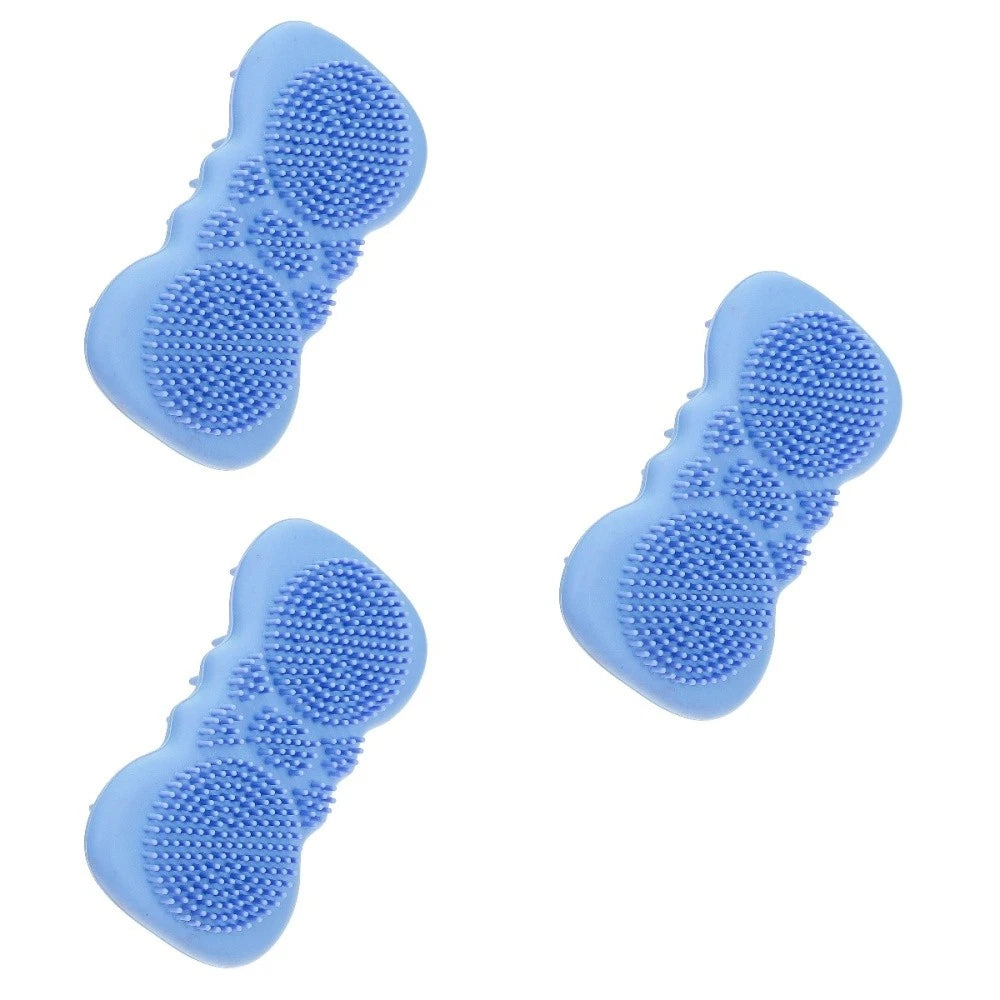 3 PCS Multifunctional Bath Brush Exfoliating Body Scrubber Baby Tool