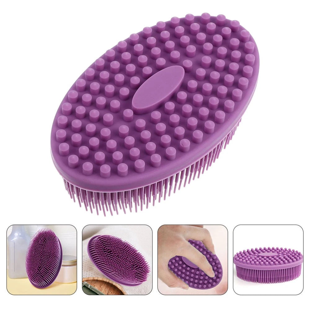 Baby Silicone Bathing Brush Skin Kids Cleaning Brush Scrubber