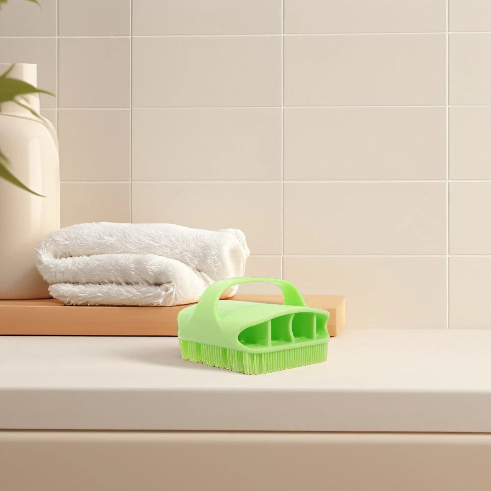 Silicone Bath Massage Brush Man Scrubber for Shower Men