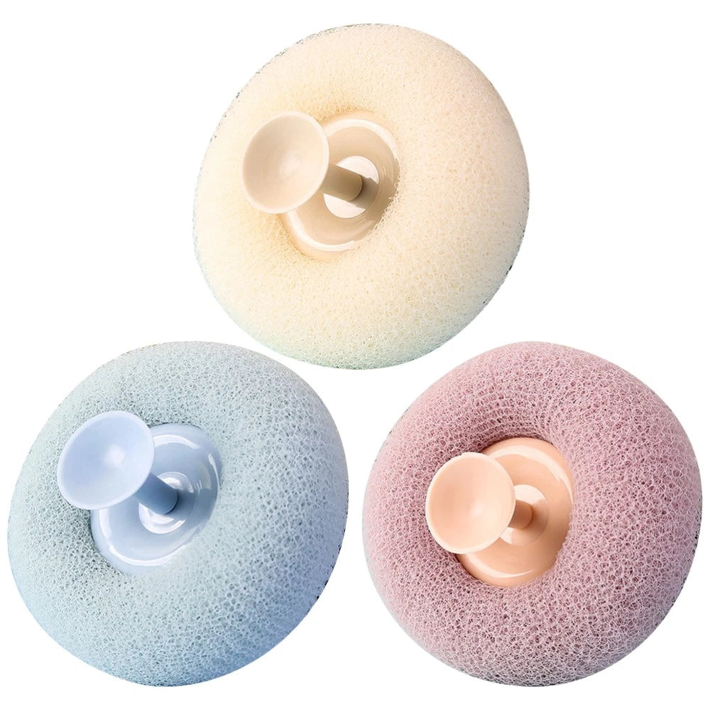 3 Pcs Bath Brush Miss Shower Exfoliator Scrubber for Woman