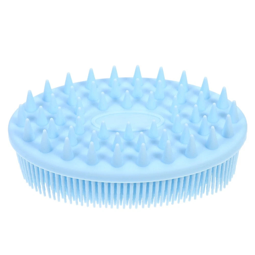 2 Count Silicone Bath Brush Body Brushes for Shower Baby Scalp Massage