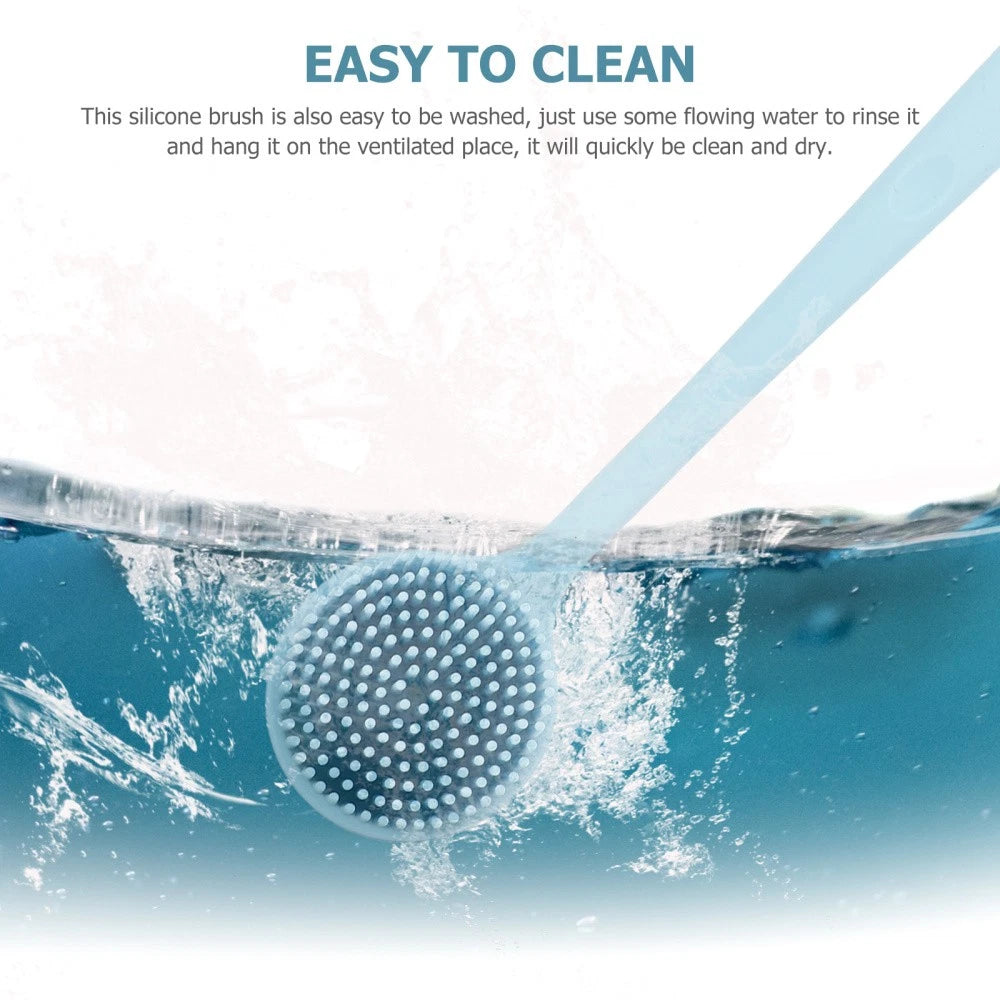 Silicone Bath Brush Man Bathroom Shower Brushes for Body Cleaning Back