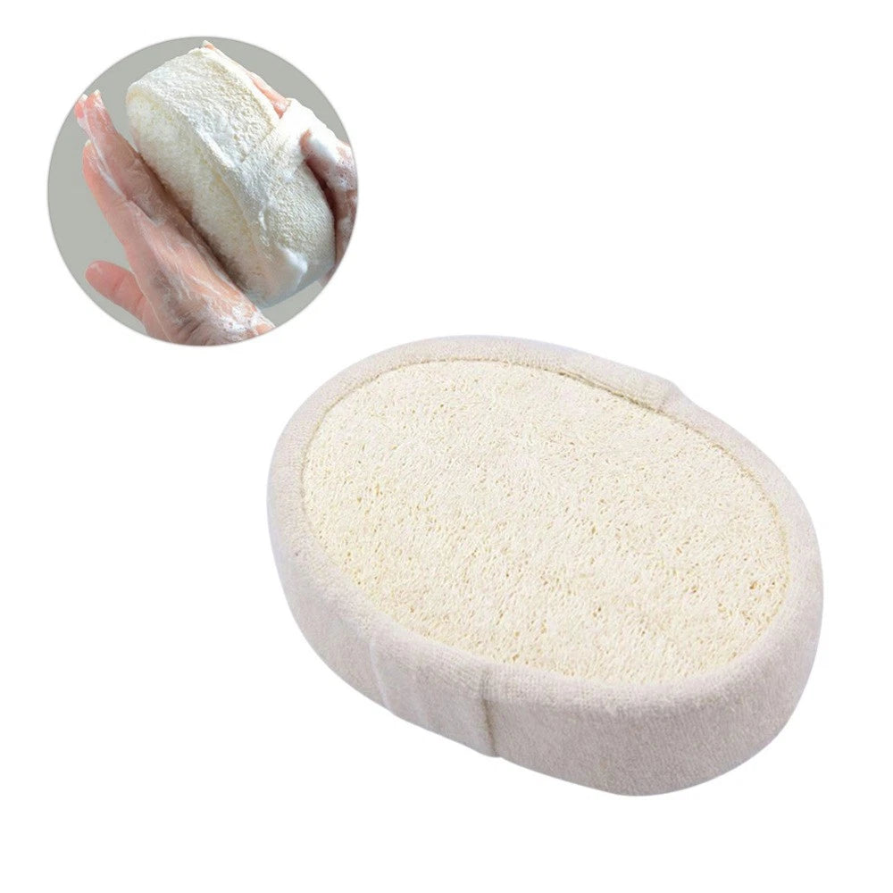 3pcs Natural Loofah Body Scrubber Bath Brush Exfoliator for Men Women