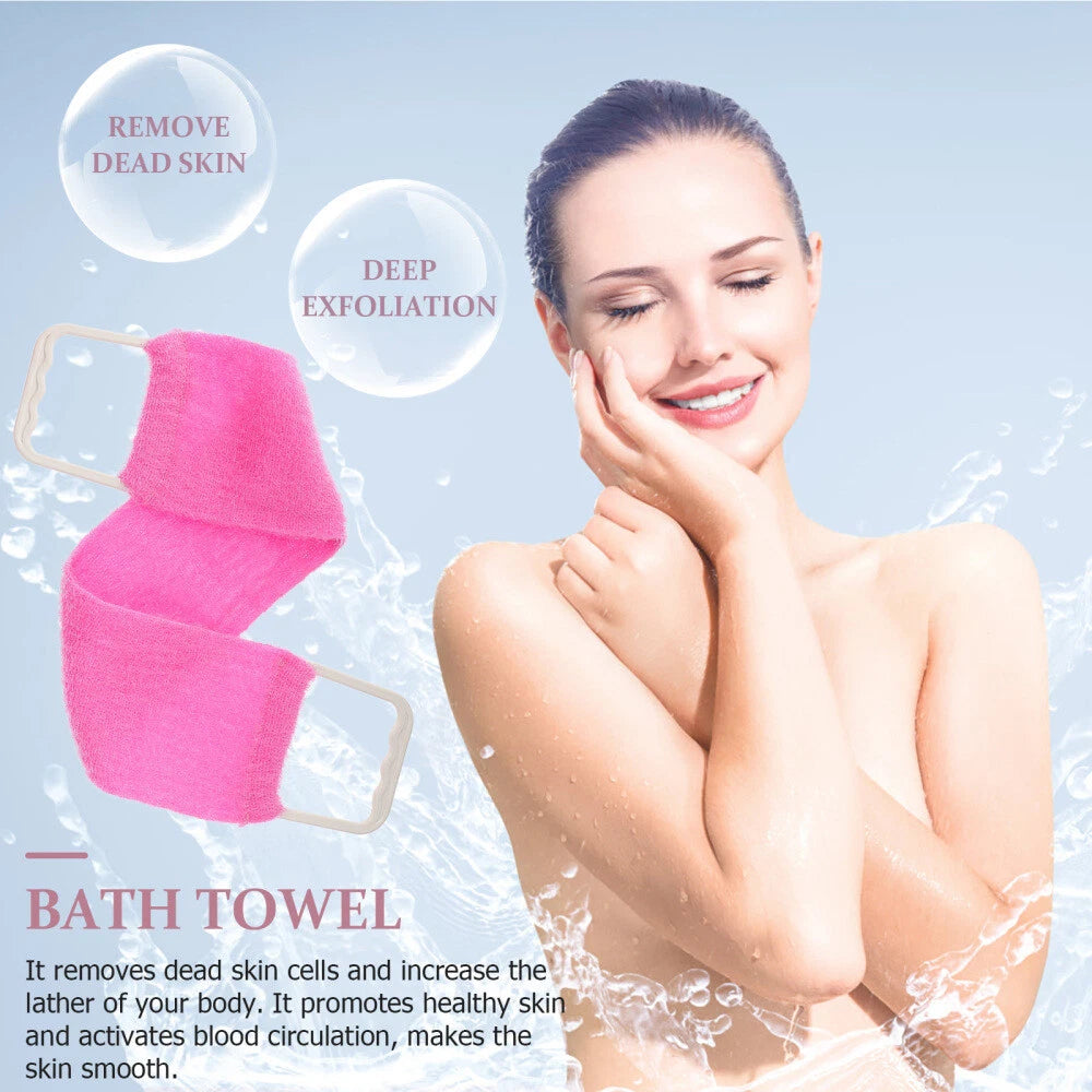 Back Scrubber Men Bath Body Brush Towel Tub Cleaners Bathtub Miss Man