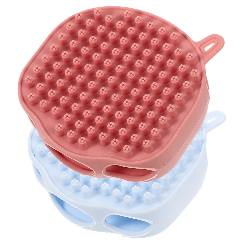 2 Pcs Shampoo Bath Brush Child Shower Scrubber Exfoliating Brushes
