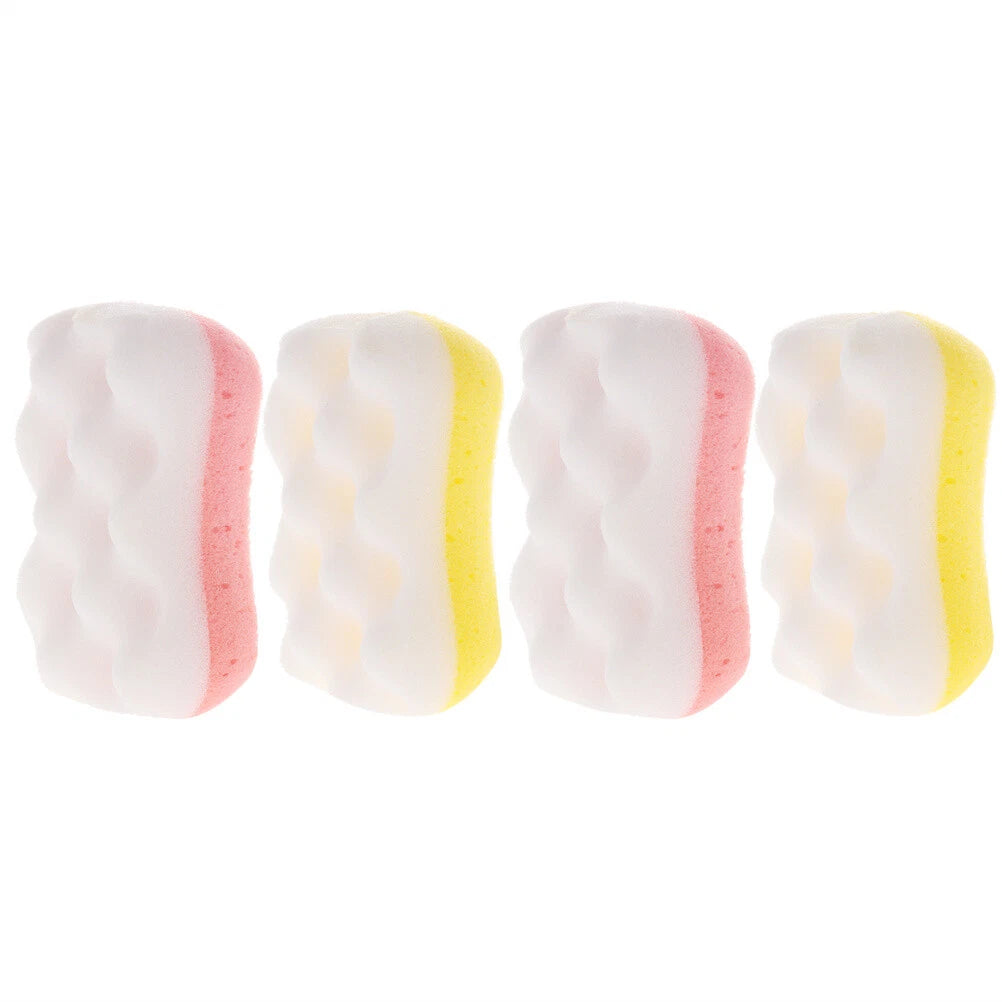 4pcs Body Sponge Set - Soft Bath for Luxurious Shower Experience