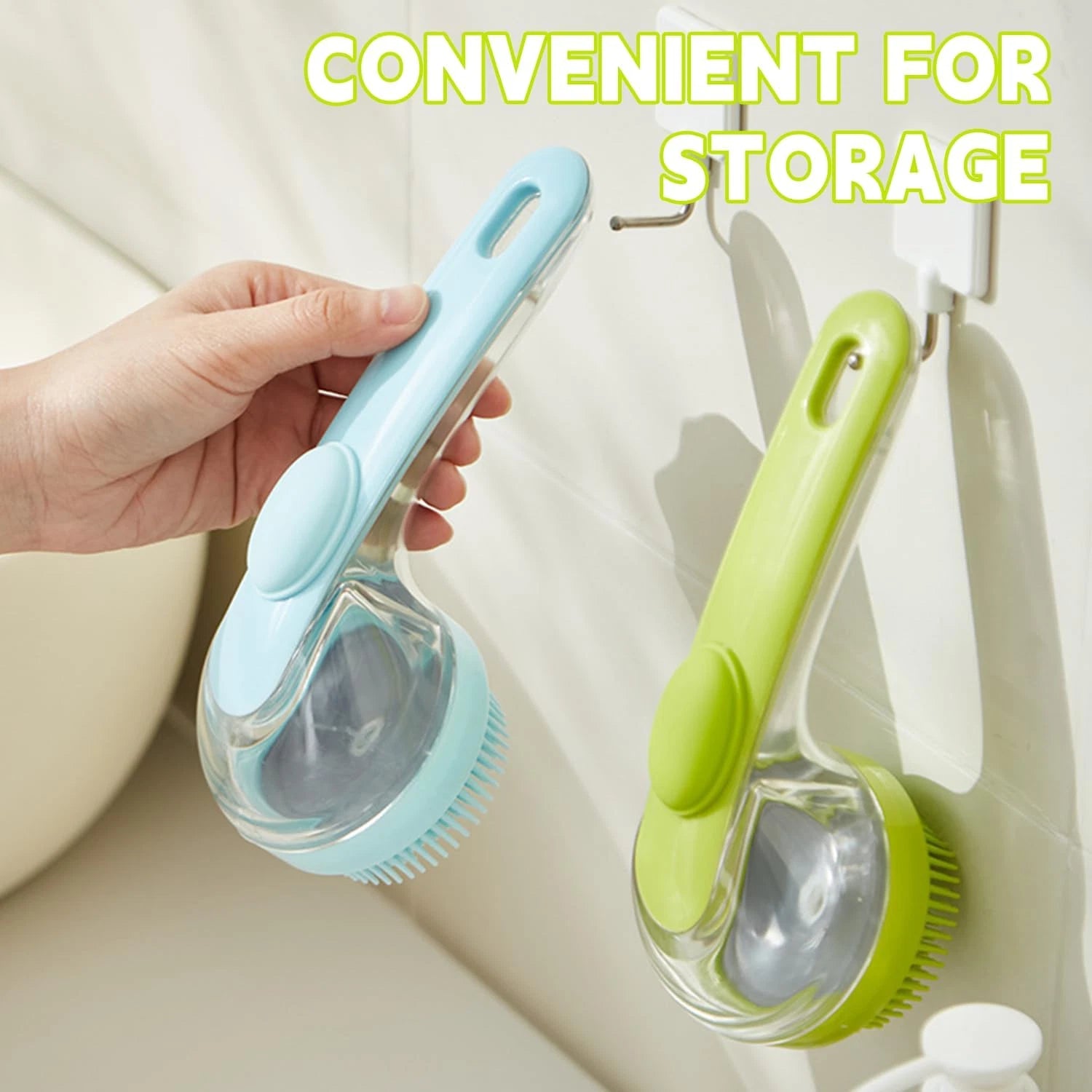 Pet Bath Brush,Dog Shampoo Brush Bubble Maker,New 2 in 1 Dog Bath Brush with Bui