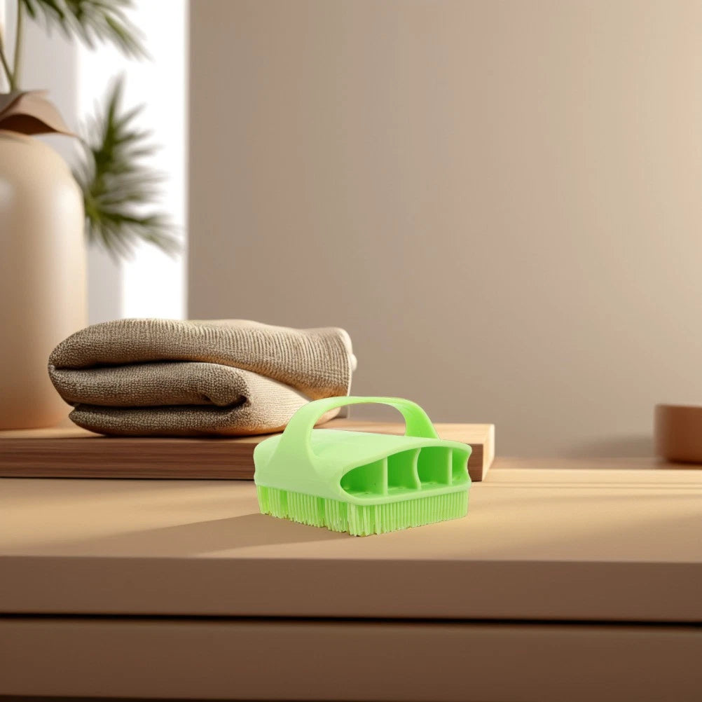 Silicone Bath Massage Brush Man Scrubber for Shower Men