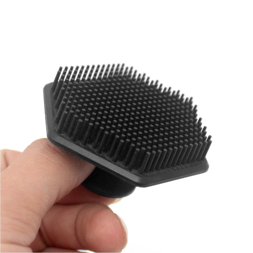 African Net Sponge Silicone Face Brush Scalp Scrubber Bath Body Shaving