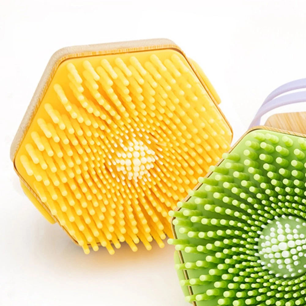 Silicone Bath Brush Bathing and Scrubbing Tools Brushes for Shower