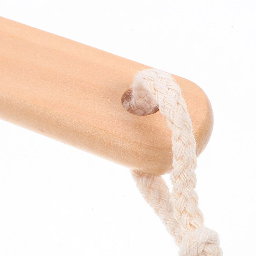 Natural Loofah Exfoliating Brush Long Handle Bath Cleaning Tool