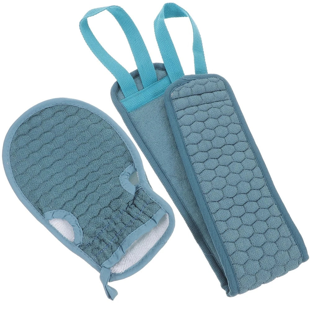 Bath Back Scrubber Bath Body Brush Exfoliating Bath Pads Bath Scrubber Glove