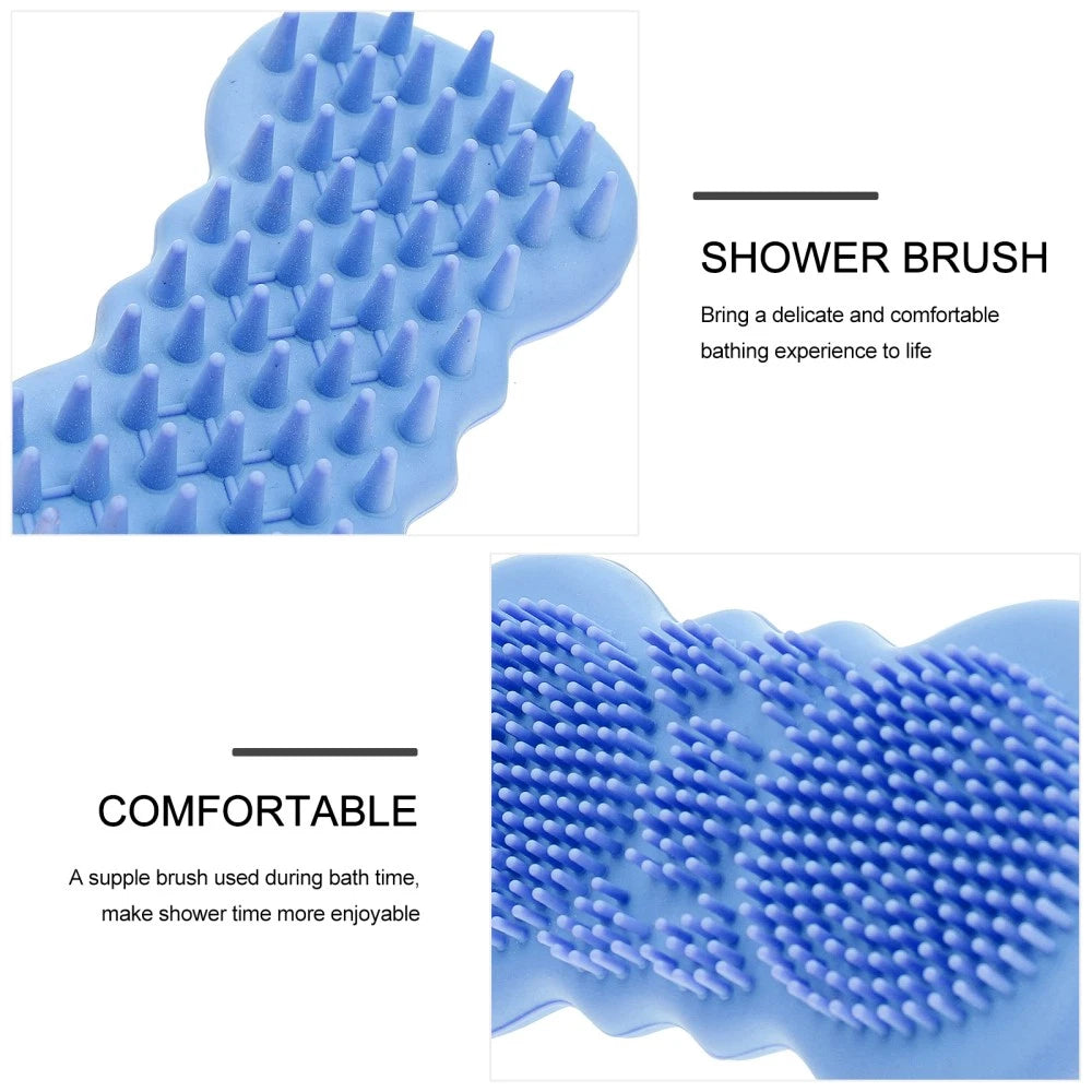3 PCS Multifunctional Bath Brush Exfoliating Body Scrubber Baby Tool