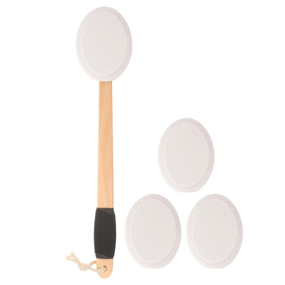 Anti- Bath Brush Set Back Exfoliator Elderly Cream Applicator for
