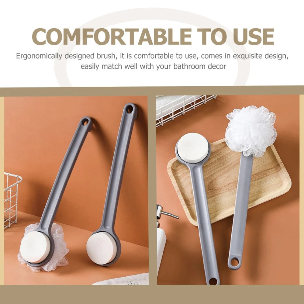 Bath Ball Brush Child Body Shower Scrubber Exfoliating Back with Handles