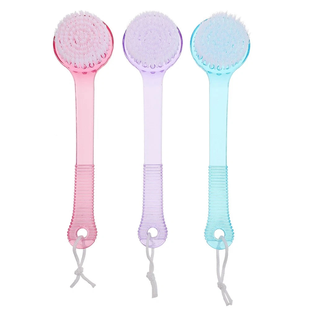 3 Pcs Bath Brush Scrub for Shower Loofah Exfoliating Body Scrubber