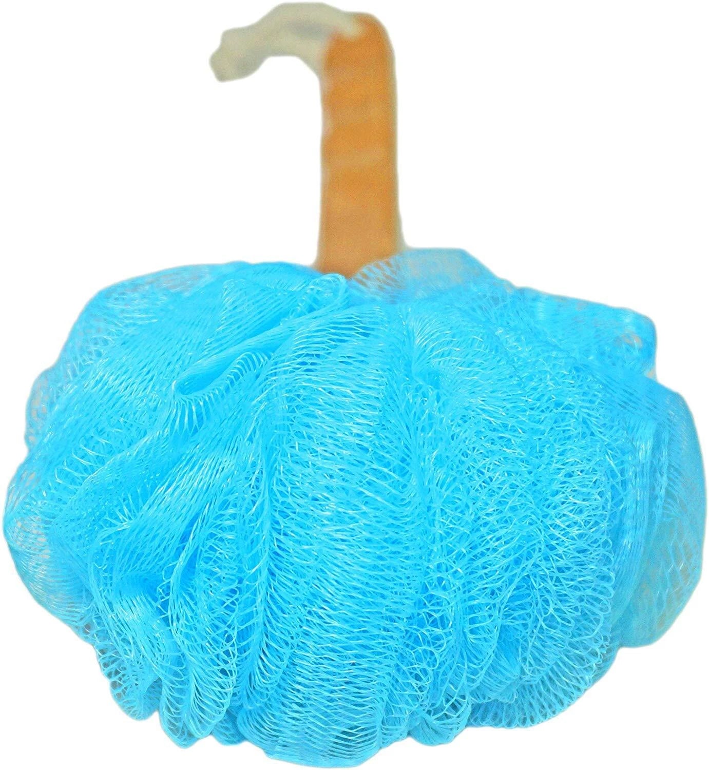 4 Pack Long Handled Exfoliating Loofah Back Scrubber Bath Body Sponge for Shower