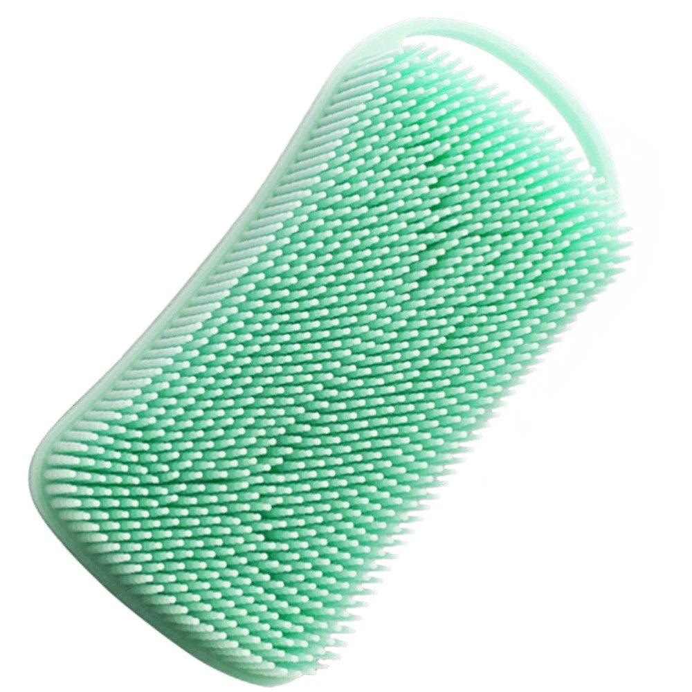 Silicone Body Scrubber Body Brush Hair Scalp Brush Dual Side Brush Silicone