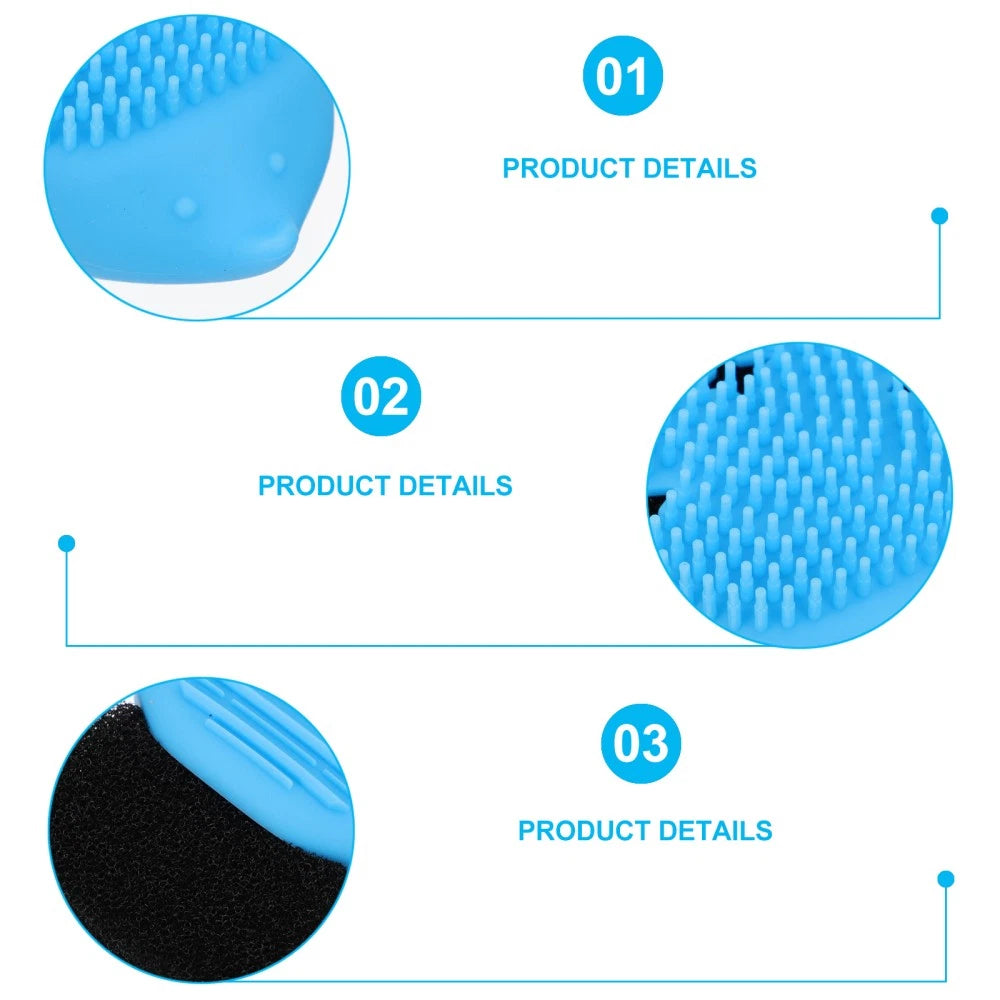 Silicone Bath Brush Woman Baby Cleaning Scrubbers for Home Bathing