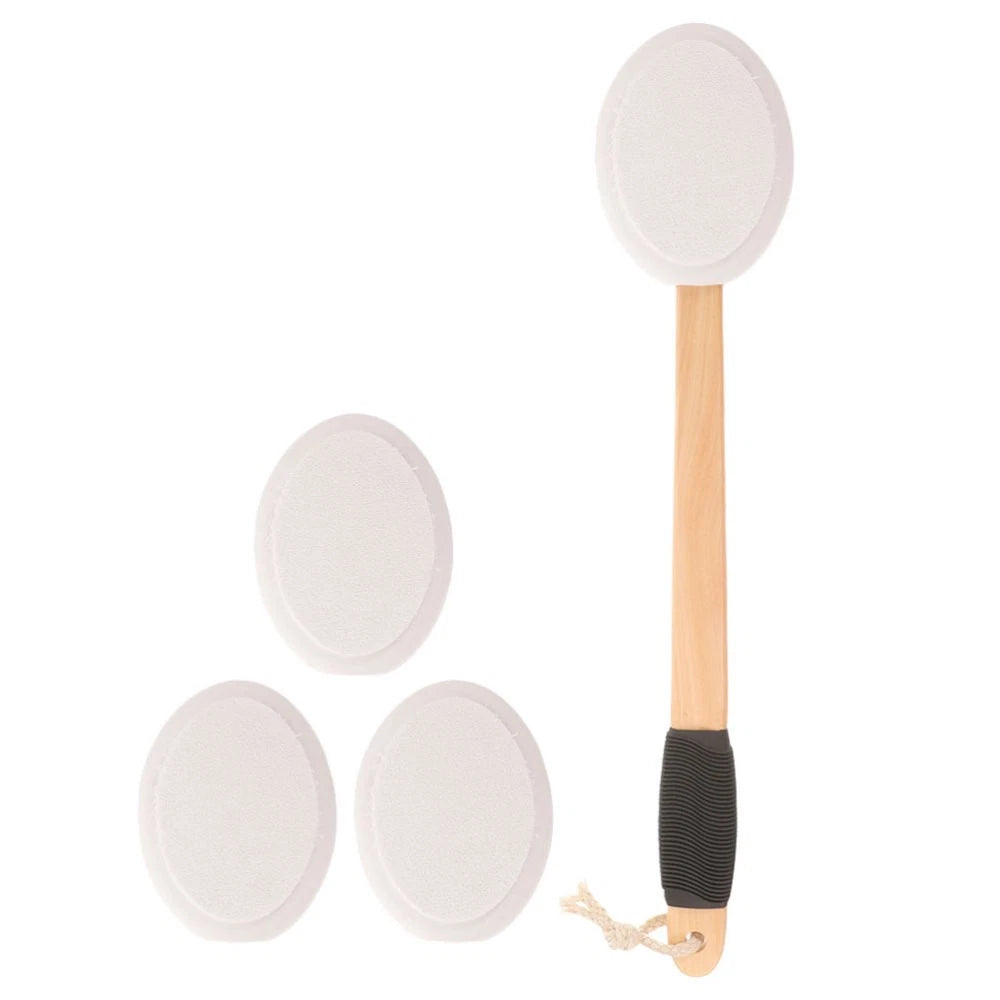 Back Applicator Anti- Bath Brush Set Baby Exfoliator for Putting on Cream