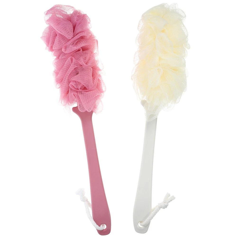 2 Pcs Bath Ball Brush Brushes Body Cleaning Exfoliating Scrubber