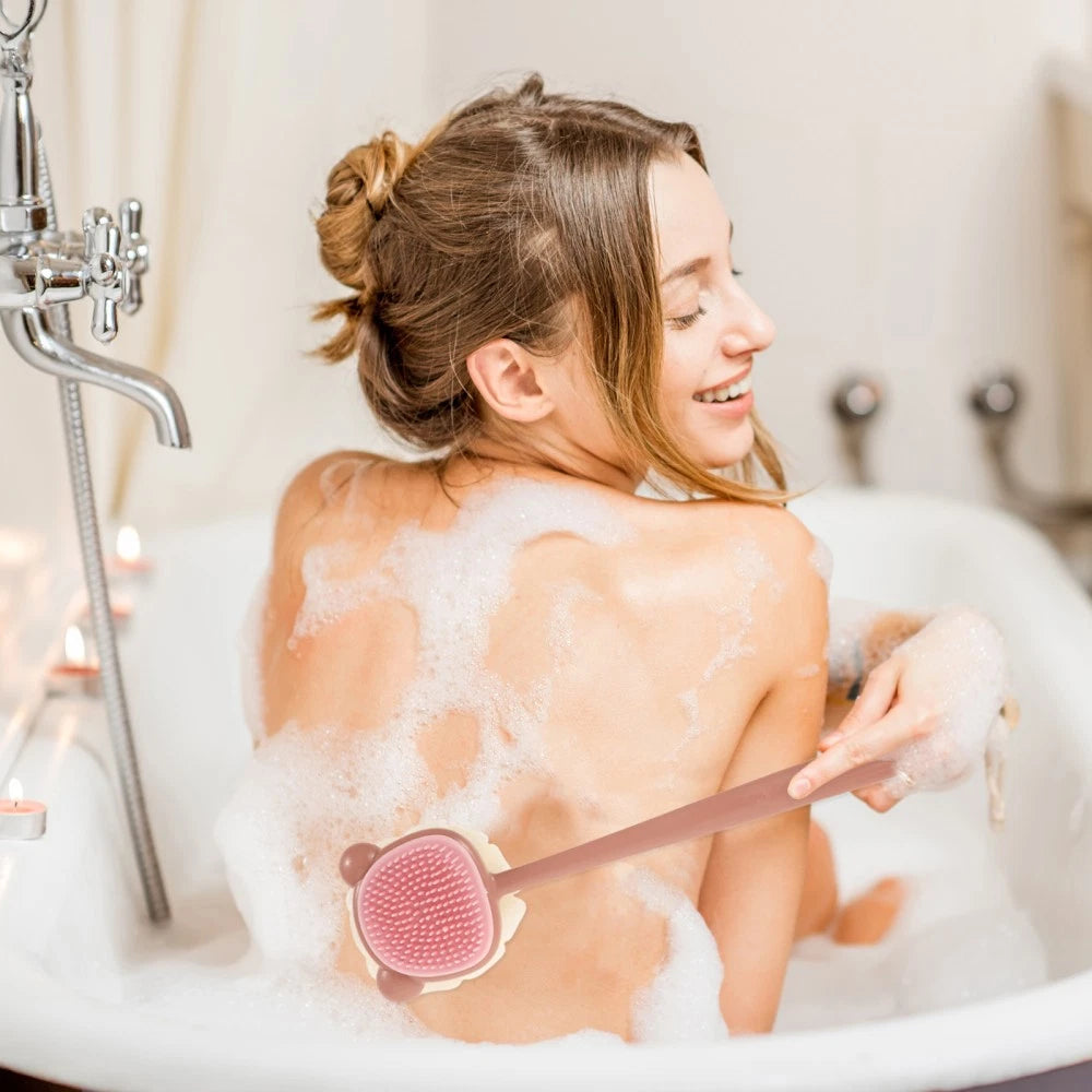 Bath Brush Dad Exfoliating Body Scrubber Back for Shower Exfoliator
