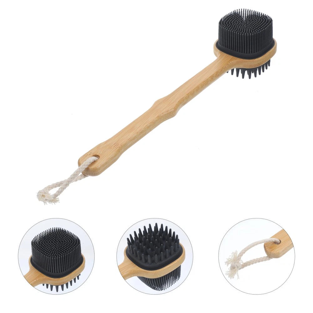 Bath Brush Exfoliating Back Scrubber Elderly Brushes Long Handle