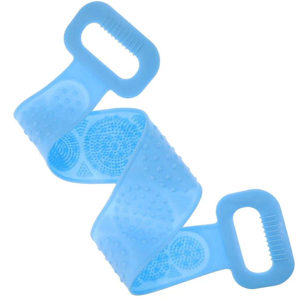 Silicone Body Brush Handle Silicone Back Washer Exfoliating Towel