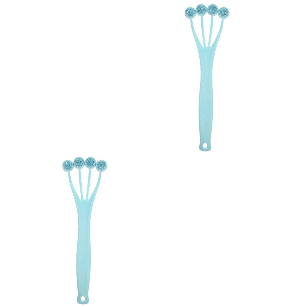 2 Pieces Exfoliating Bath Brush Miss Man Scrubber Practical Shower Body