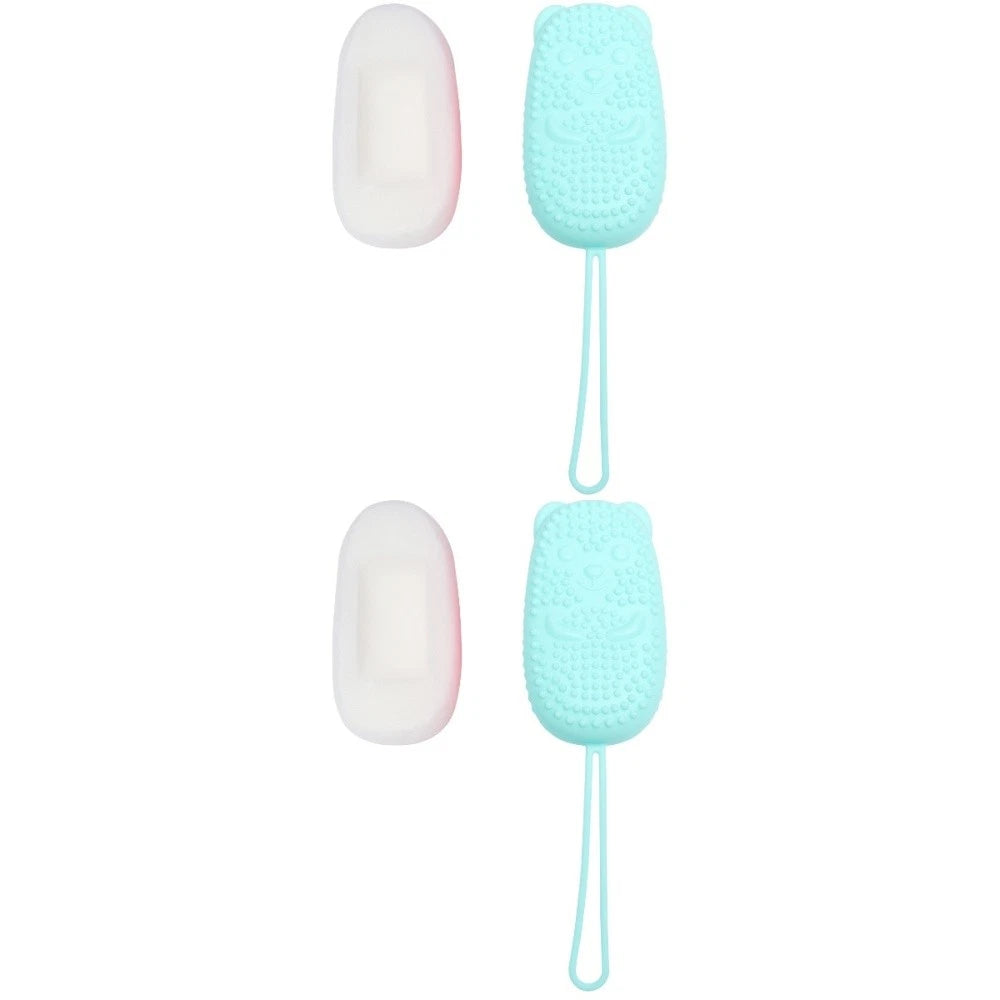 2 Pack Bath Scrubber Brush Exfoliating Body Shower Exfoliator Baby Back