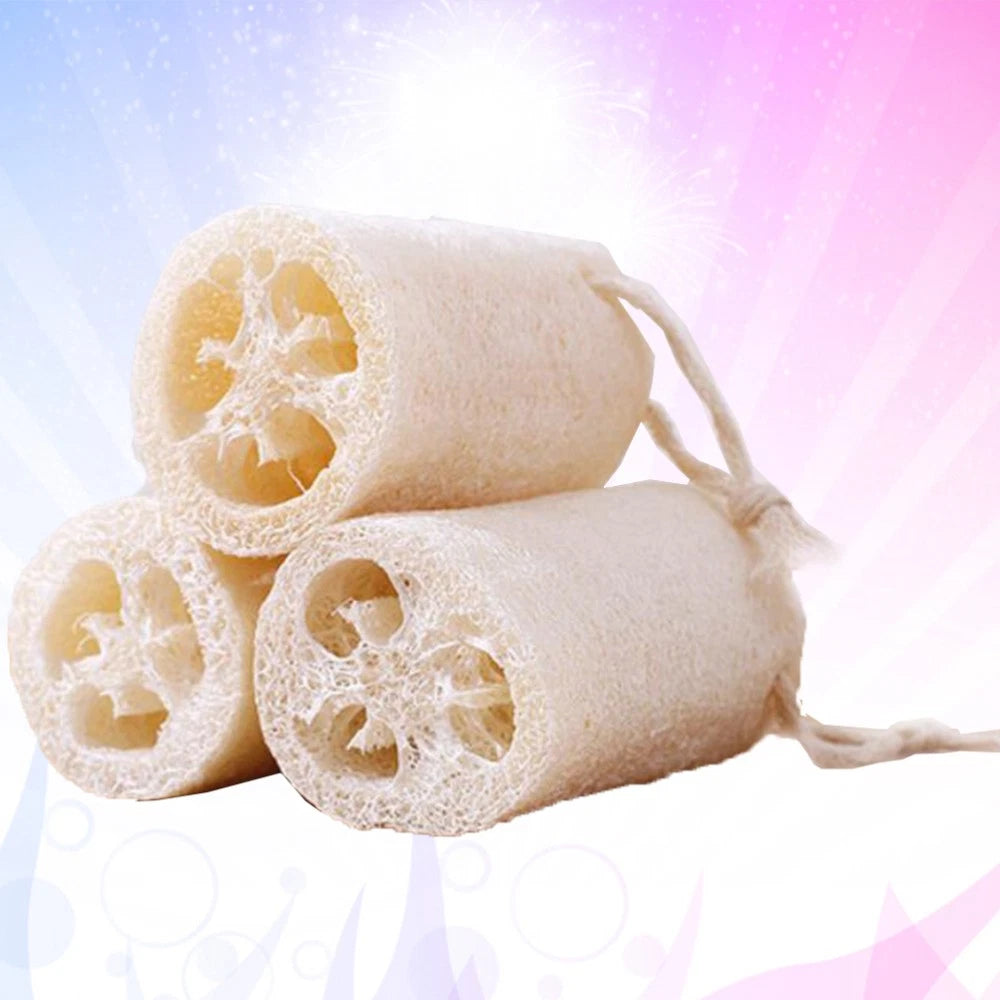 3Pcs Loofah Bathing Brush Exfoliator for Gentle Skin Exfoliation