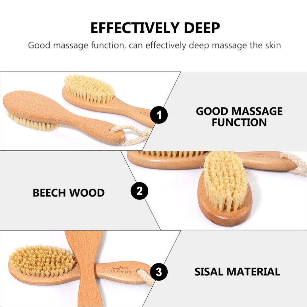 1Pc Exfoliating Shower Brush Massage Brush Practical Bathing shower brush