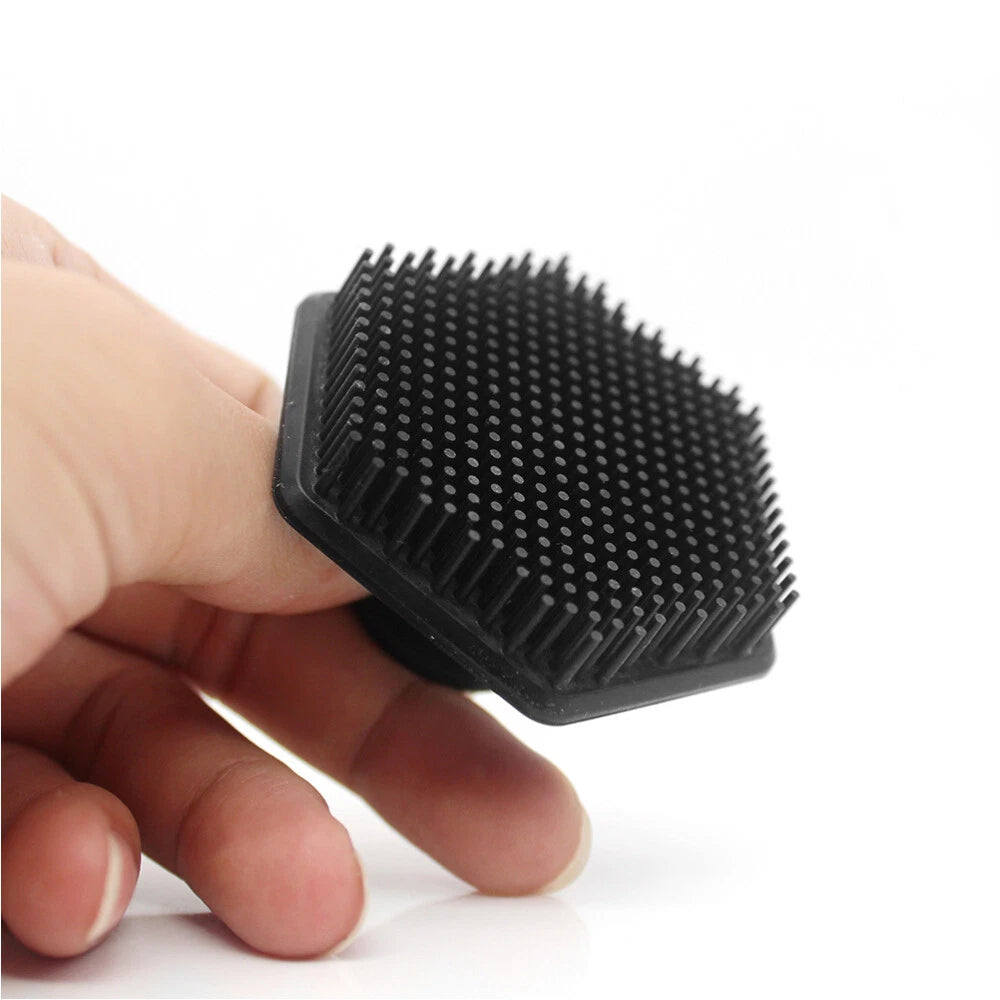 African Net Sponge Silicone Face Brush Scalp Scrubber Bath Body Shaving