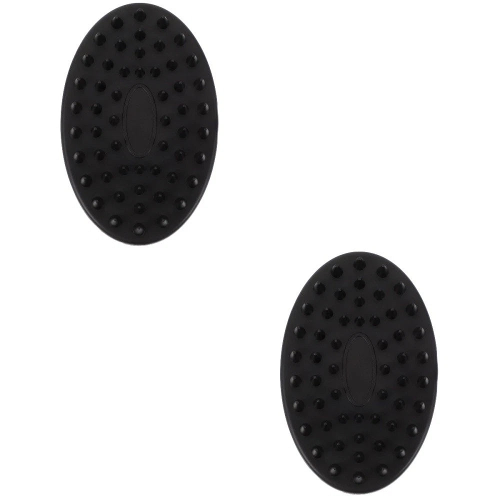 2 PCS Silicone Shampoo Brush Woman Baby Body Shower Scrubber Hair Infant Bath