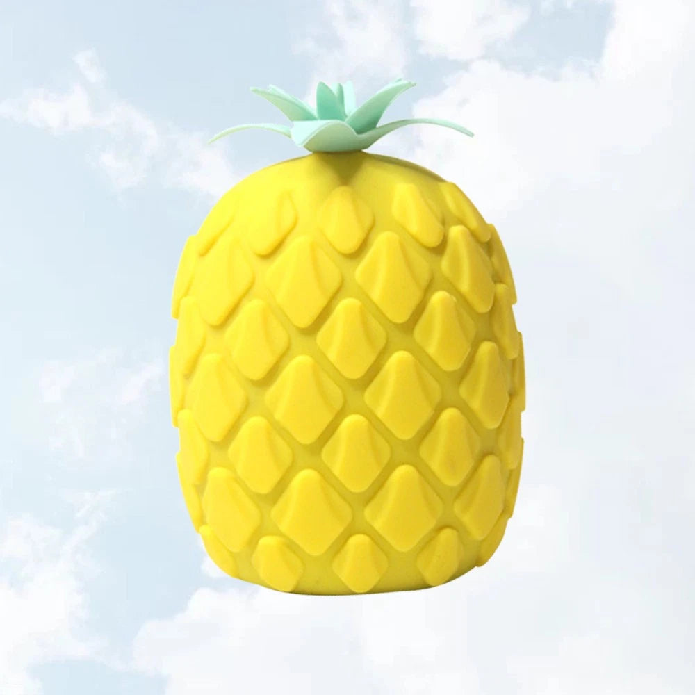 3 pcs Silicone Bath Brush Cartoon Pineapple Shape Body Shower Brush Body