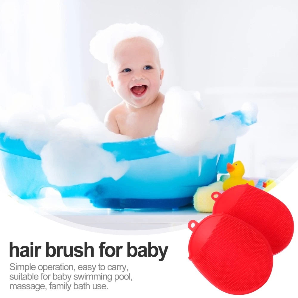 2 Pcs Bath Brush Body Scrubbers Baby Newborn Exfoliating Dry Brushing
