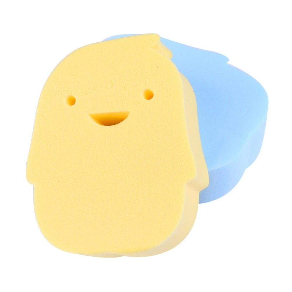 2 Pcs Baby Bath Sponge Infant Shower Rubbing Scrubber Body Bath Brush PVA