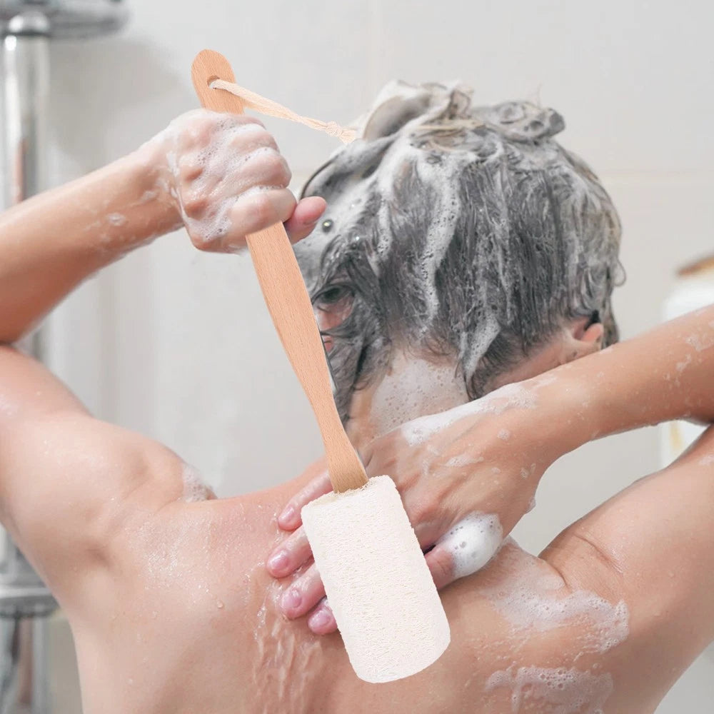 Back Brush Shower Bath Scrubber for Cleaning Body Wash Exfoliator