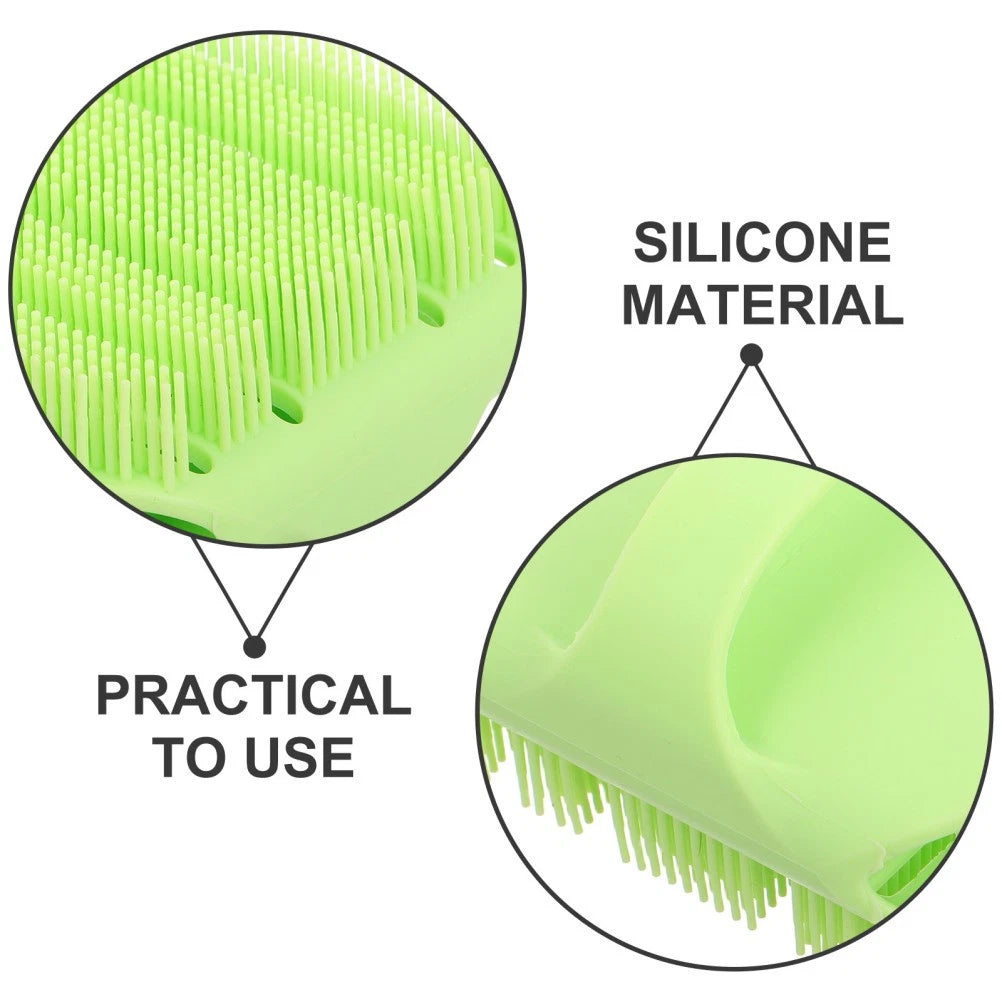 Silicone Bath Massage Brush Man Scrubber for Shower Men